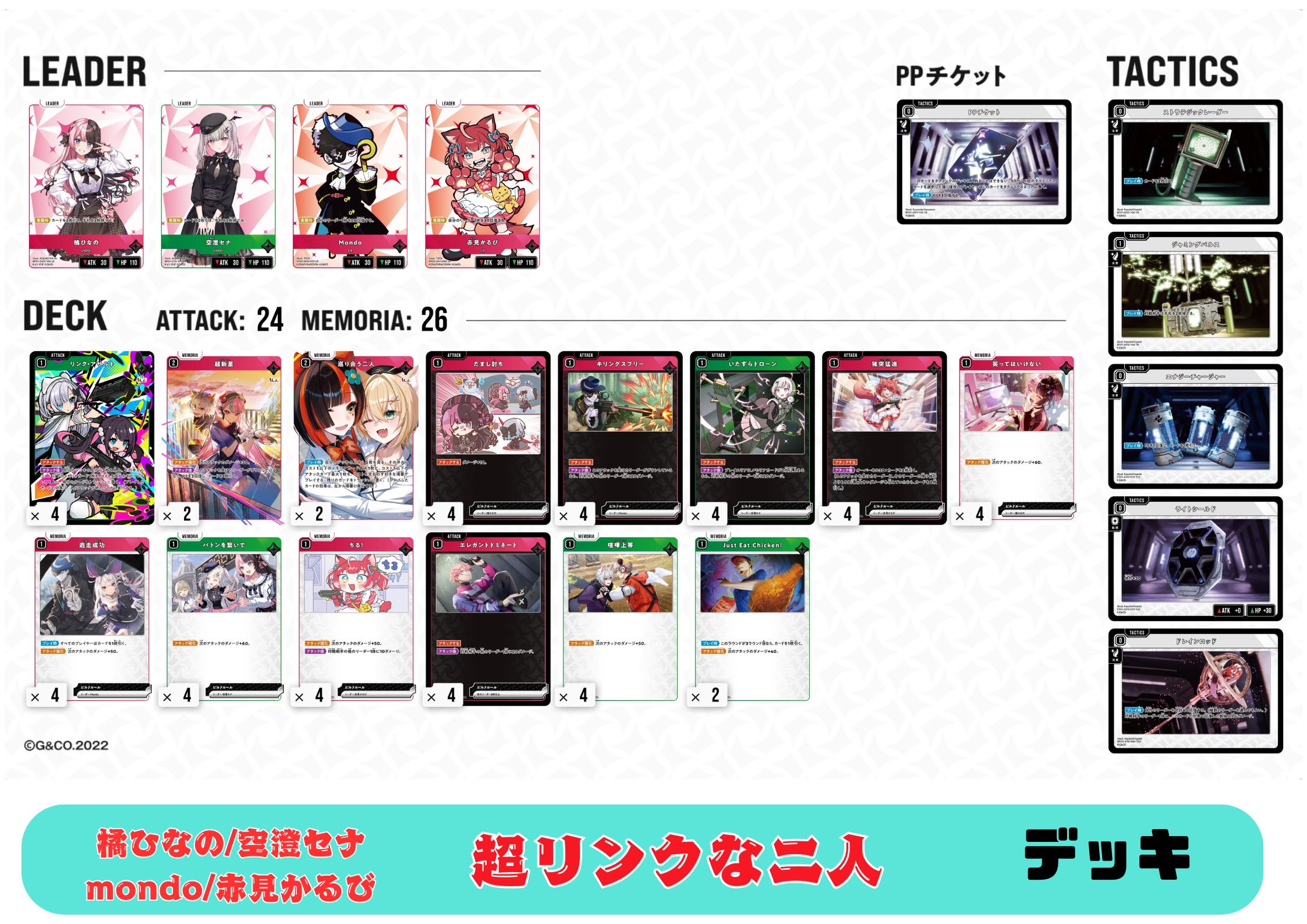 ★超リンクな二人デッキ