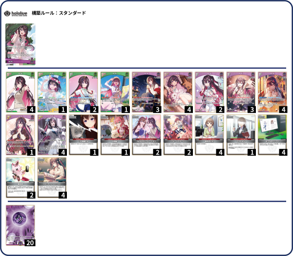 紫単【AZKi】デッキ