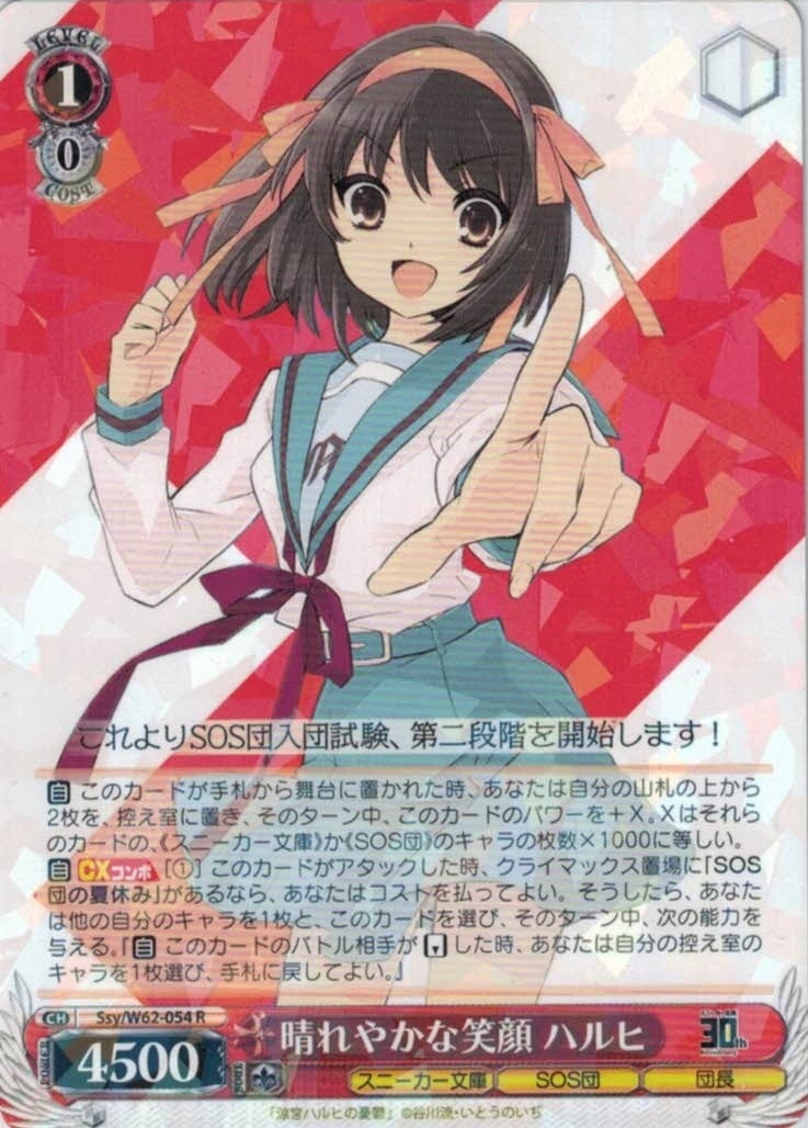 【特価品】晴れやかな笑顔 ハルヒ