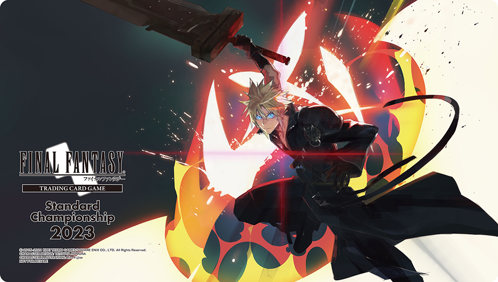 ラバー製プレイマット FF7 クラウド【スタンダードチャンピオンシップ】【送料込み】