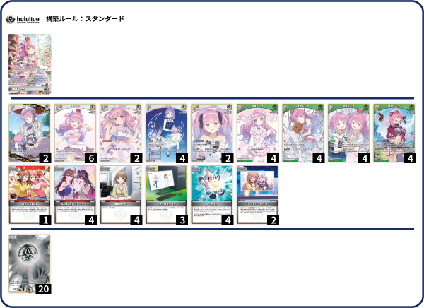 白単【ルーナ単】デッキ