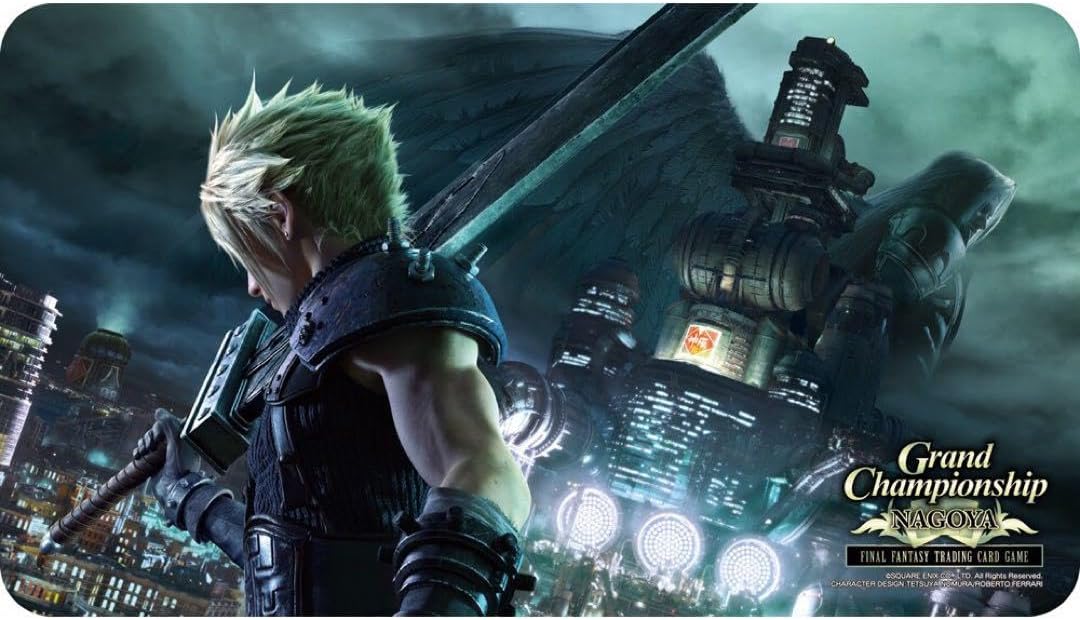 ラバー製プレイマット FF7 クラウド　【送料込み】